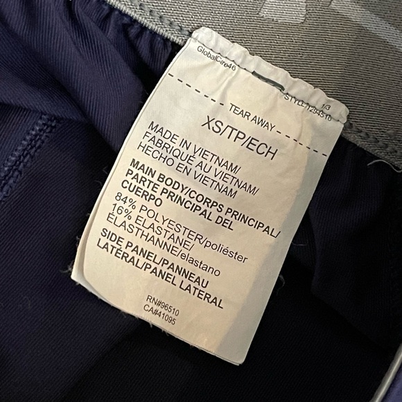 Under Armour navy drawstring athletic running exercise shorts - Picture 3 of 5